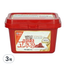 범일 태양초 고추장, 500g, 3개