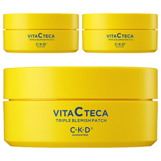 C-K-D GUARANTEED Vita C Teca亮白三重淡斑局部面膜, 3罐, 60入