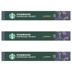 네스프레소 스타벅스 에스프레소 로스트 캡슐커피, 5.7g, 10개입, 3개 5.7g, 10개입, 3개