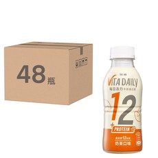 金車 VITA DAILY 每日活力 牛奶蛋白飲，奶茶口味，蛋白質12g，50%牛乳含量, 350ml, 48瓶
