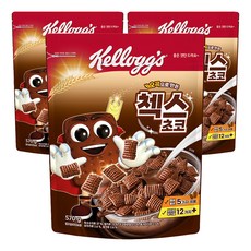 첵스초코 오곡으로 만든 시리얼, 570g, 3개