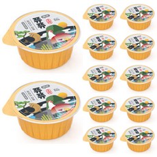 퓨퓨 고양이 간식 미니캔 50g, 황태 + 참돔 혼합맛, 12개