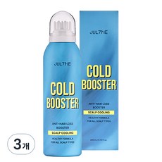 줄라이미 콜드부스터 스파클링 두피 에센스, 200ml, 3개