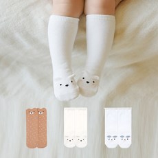 HI BABY KIDS 幼兒款熊熊襪子 3雙組