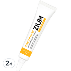 ZIUM 스트레치 마크 튼살관리 겔, 15g, 2개
