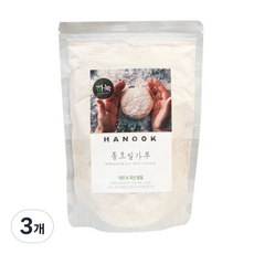 하눅 통호밀가루, 400g, 3개