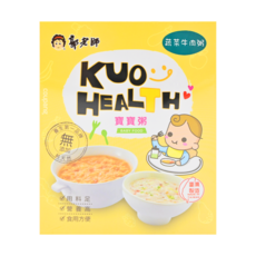 郭老師 常溫寶寶粥，適合6-18個月嬰兒，營養均衡的寶寶蔬菜牛肉粥, 300g, 1盒