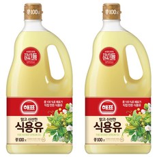 해표 식용유, 1.5L, 2개