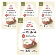 ORGA mom 孩童副食品米糊粉 細粒, 180g, 4個
