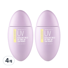 써메딕 + 아줄렌 마일드 UV 톤업 선크림 프라이머, 4개, 50ml