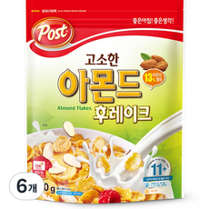 포스트 아몬드후레이크620g, 620g, 6개