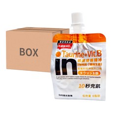 WEIDER 威德 in果凍 提神口味, 牛磺酸3000mg, 7種維生素B, 低熱量無咖啡因, 180g, 24包