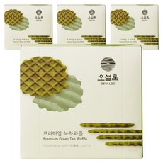 OSULLOC 頂級鬆餅餅乾 綠茶口味, 72g, 4盒
