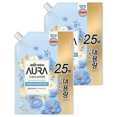 Saffron Aura超濃縮衣物柔軟精 Holiday Fantasy 補充包, 2個, 1.7L