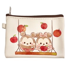 Disney 迪士尼 Ufufy皮革手繪零錢包 CA661C-1