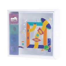 MNTL 磁力建構片100片 球道探險家組合, 彩色管, 透明管, 粉彩色, 粉彩色透明管, 1盒