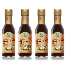 대상 청정원 프리미엄 굴 소스, 260g, 4개