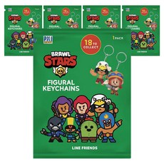 Brawl Stars 公仔鑰匙圈隨機出貨, 5個