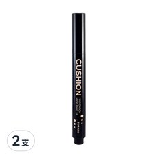 STAR KING 星之冠 按壓氣墊粉底筆 02自然，輕點拍0負擔 薄透無瑕肌，快速補妝神器, 02 自然, 2支