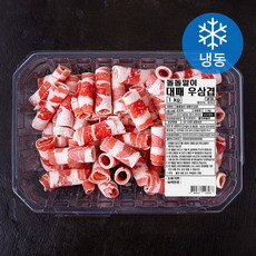 미국산 돌돌말이 대패 우삼겹 (냉동), 1kg, 1개