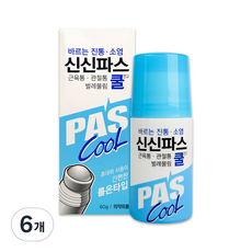 신신제약 신신파스 쿨 연고 60g, 1개입, 6개