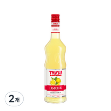 토스키 레몬 시럽, 1000ml, 2개