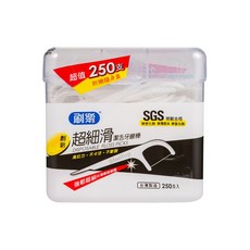 Shallop 刷樂 超細滑潔舌牙線棒, 250支, 1盒