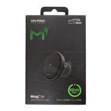 ONPRO 15W 車用磁吸式無線充電器 410g, MagCar, 黑色