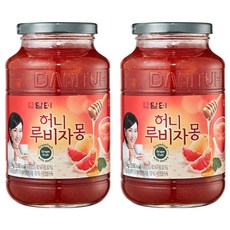 담터 허니 루비자몽, 1kg, 1개입, 2개