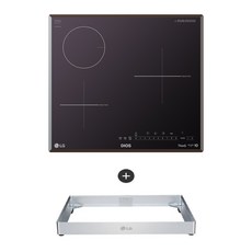 LG 디오스 하이브리드 빌트인 3구 미라듀어 글라스 본품 + 프리스탠딩 자재 8.5cm, BEY3MSC, 방문설치