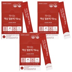 MOMMY&DADDY 鐵質精華飲隨身包 30條入, 240ml, 3盒