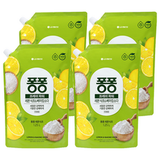 LG Fresh Power 檸檬與小蘇打補充裝, 1.25L, 4個