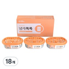 소다스쿨 반복사용 냄새쏙쏙 탈취제 선물세트 본품, 300g, 18개