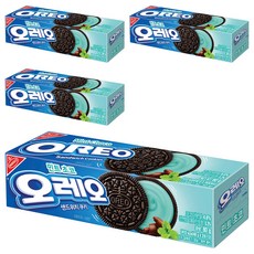 OREO 奧利奧 夾心餅乾 薄荷巧克力口味, 80g, 4盒