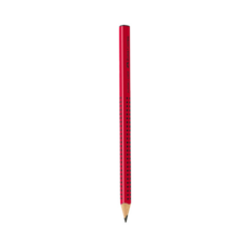 FABER-CASTELL 輝柏 大三角粗芯鉛筆 B, 紅色, 12支