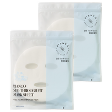 Bianco 透明貼合面膜, 透視合身, 2個