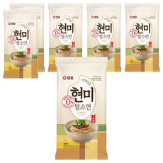 샘표 현미 쌀소면, 800g, 6개