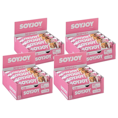 SOYJOY 大豆水果營養棒 草莓 12條x4盒 (360g) 健康零食, 4盒