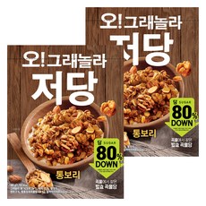 Market O NATURE Oh!美味的格蘭諾拉穀物低糖麥片, 360g, 2包