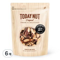 투데이넛 브라질넛, 300g, 6개