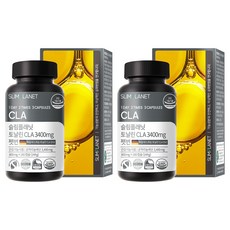 slimplanet 亞油酸軟膠囊CLA 3400mg, 180顆, 2罐