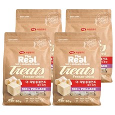 하림펫푸드더리얼 강아지 동결건조 북어 트릿, 북어맛, 30g, 4개