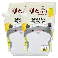 Hamster Style Hamster Bath Room Fine Bed Sand 檸檬味, 2.5kg, 2個