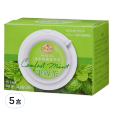 Magnet 曼寧 健康花草 康福茶, 1.5g, 15包, 5盒