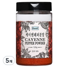 foodi 케이엔페퍼분말, 120g, 5개