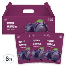 황금이네 유산균 푸룬주스 70ml 30포, 2.1L, 6개