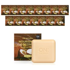 온더바디 더내추럴 너리싱 목욕비누 코코넛향, 90g, 16개