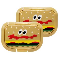 Skater 銀離子濕紙巾蓋 10.8 x 7.8 x 1.4cm, BURGER CONX, 2個