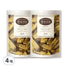 한방선생 감초 한방재료, 400g, 4개