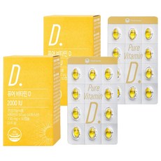 뉴트리모어 퓨어 비타민 D 2000 IU 3.9g, 2개, 30정 30정, 2개, 30정